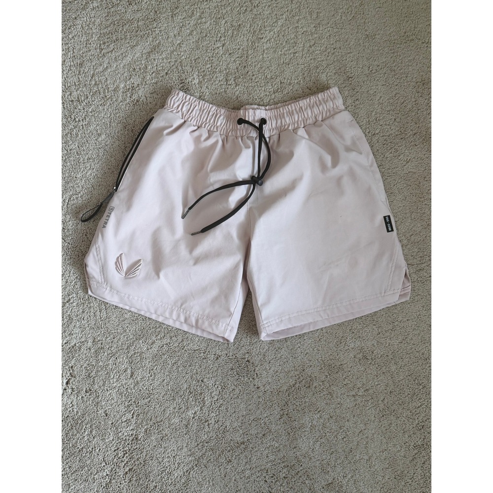 ASRU Gym Tetra Lite 7" inseam Technical Shorts Mens Size M Pink